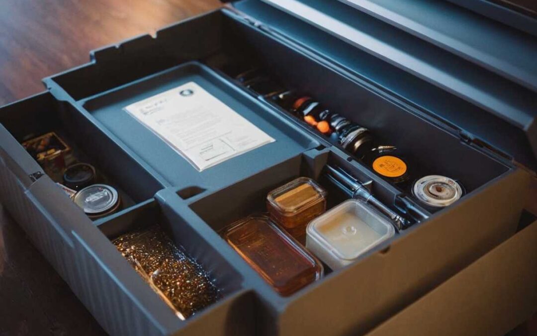 Des espaces organisés avec élégance grâce à la boite de rangement avec couvercle en plastique